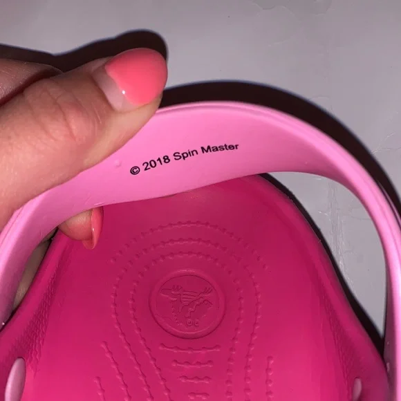 Crocs Paw Patrol Classic Band Clogs / Sandals Shoes Sz 1 - Picture 13 of 14